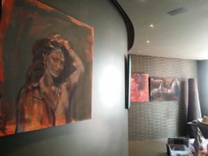 Preparazione della mostra - AvVolti nel Tempo - Milena Tortorelli